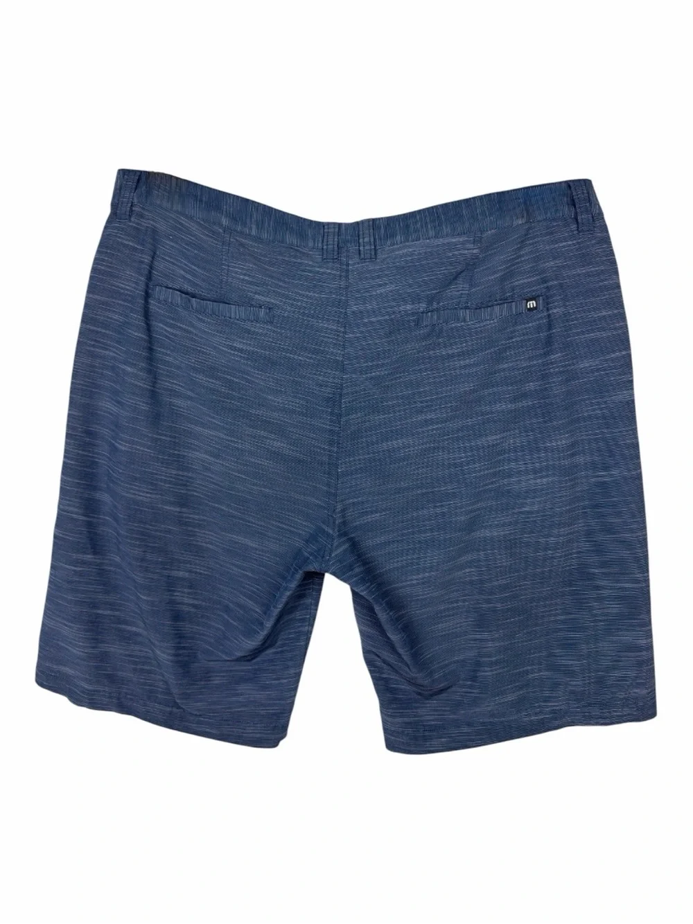 Travis Mathew NWOT Men’s Performance Golf Shorts In Heather Blue.  Size 40.